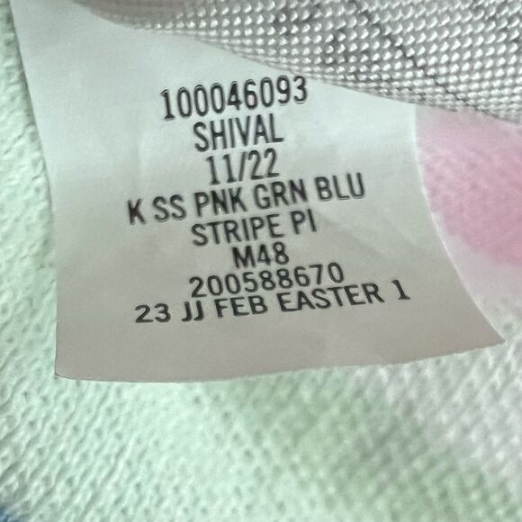 Janie and Jack Pastel Striped Polo Size 5 - Picture 8 of 8